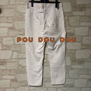 POU DOU DOU プードゥドゥ パンツ 白