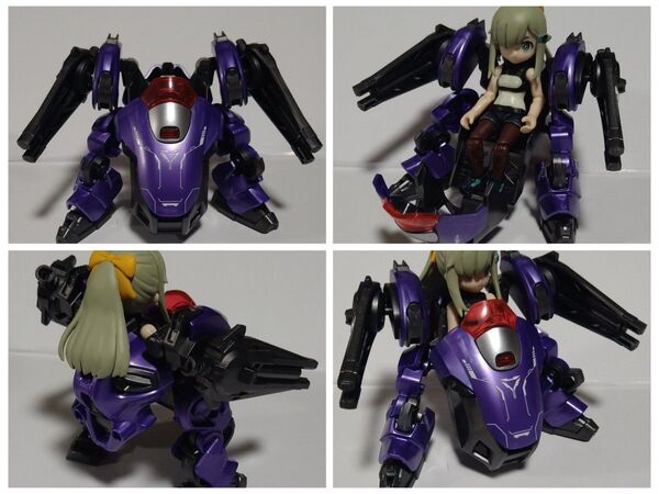 海外製プラモデル LINK travelers リンクトラベラーズ 乗り物 ロボ パワードスーツ ライドアーマー紫