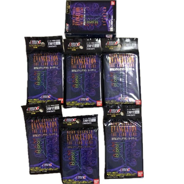 新世紀エヴァンゲリオン カードゲーム カードダス マスターズ ブースター 1パック10枚6個セット 開封済みスターターパック