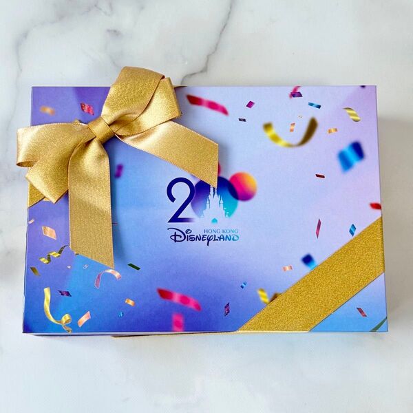 香港ディズニー20周年 プレビュー 記念品 ネームタグ ライトアップボックス