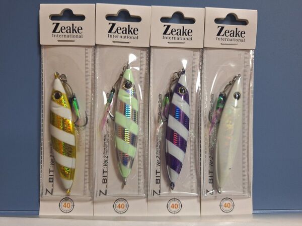 0★Zeake ジーク Z_ビット Ver.2 ジービット Zビット 40g 4個 グロー セブラ 青物