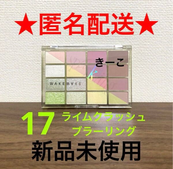 ウェイクメイク ライム ソフトブラーリングアイパレット アイシャドウ 17