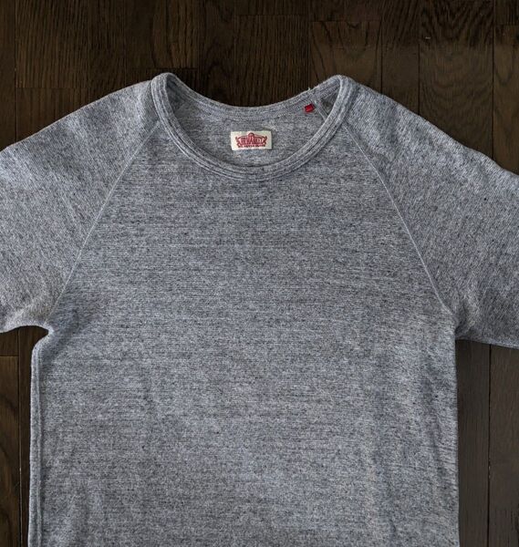 送料込 HALLYWOOD RANCH MARKET ハリウッドランチマーケット ショートスリーブTシャツ 霜降り 五分袖