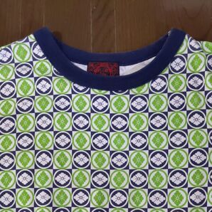 送料込 EVISU エビス エヴィス 家紋 市松模様 半袖 Tシャツ サイズ38