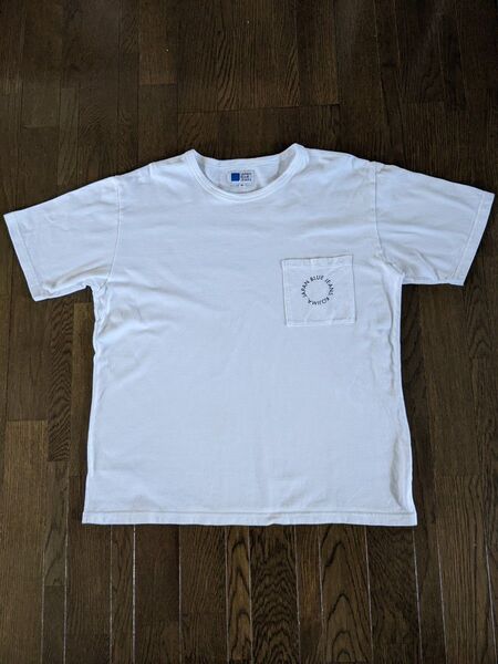 送料込 JAPAN BLUE JEANS 半袖 Tシャツ 児島 日本製 桃太郎 サイズL