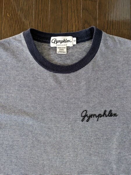 送料込 Gymphlex ジムフレックス 半袖 ストライプ Tシャツ サイズ12