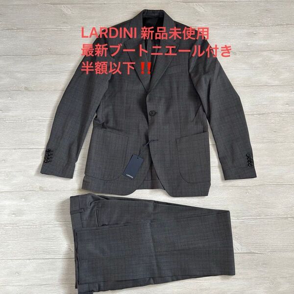 LARDINI ダークグレー 新品未使用 46