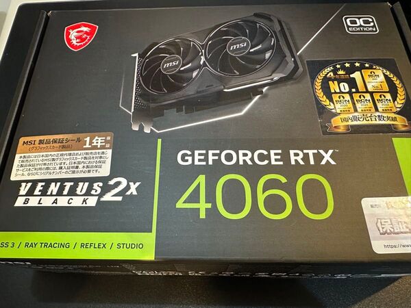 MSI GeForce RTX 4060 VENTUS 2X black 8G OC