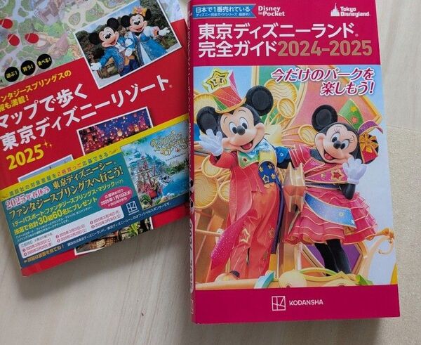 東京ディズニーランド完全ガイド2024―2025&マップで歩く東京ディズニーリゾート2025 ガイドブック ディズニー