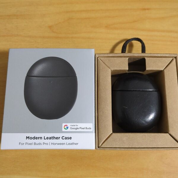 Google pixel buds pro用レザーケース 中古品