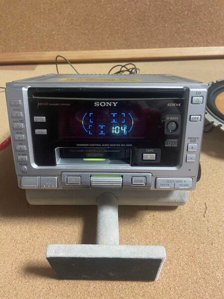 SONY ソニー WX-4000 CD カセットデッキ 2din 希少 レア 旧車 街道レーサー