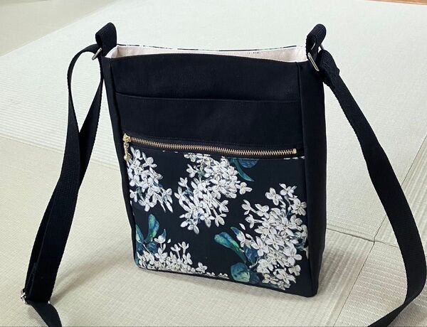 リバティ ハンドメイド ショルダーバッグ サコッシュ