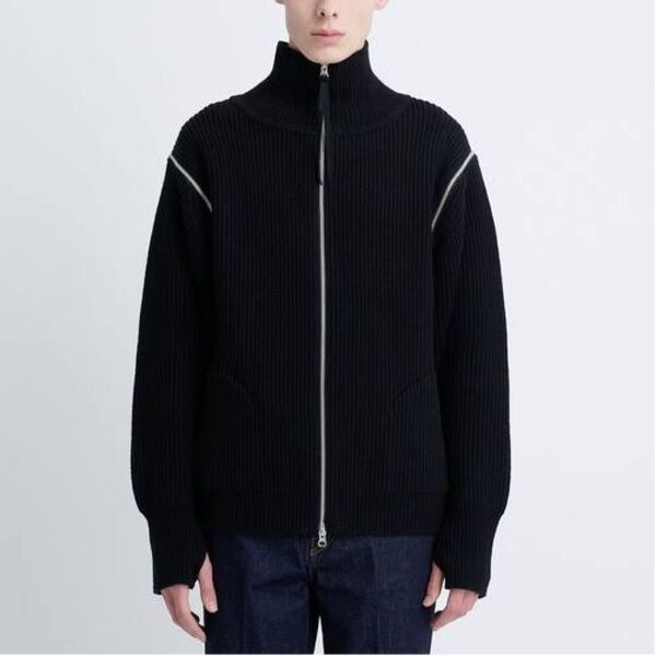 jieda 25ss 2WAY ZIP UP KNIT ニット