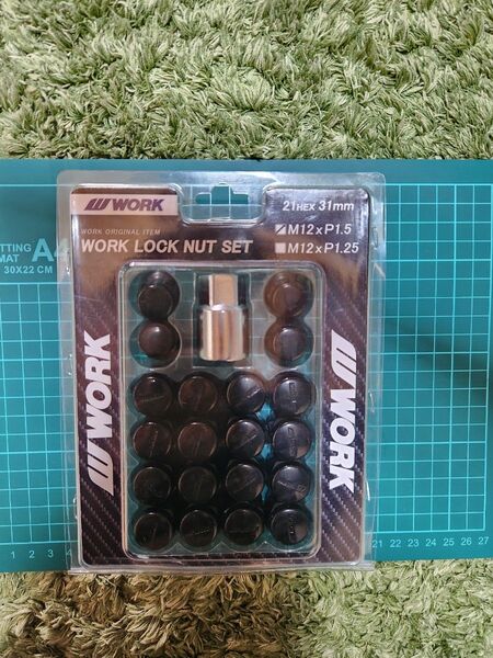 WORK ロックナット LOCK NUT P1.5 21HEX ホイールナット M12 ワークエモーション マイスター シーカー等