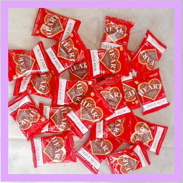 不二家 ミニハートチョコレート(ピーナッツ) 20個 便利な個包装 早い者勝ち