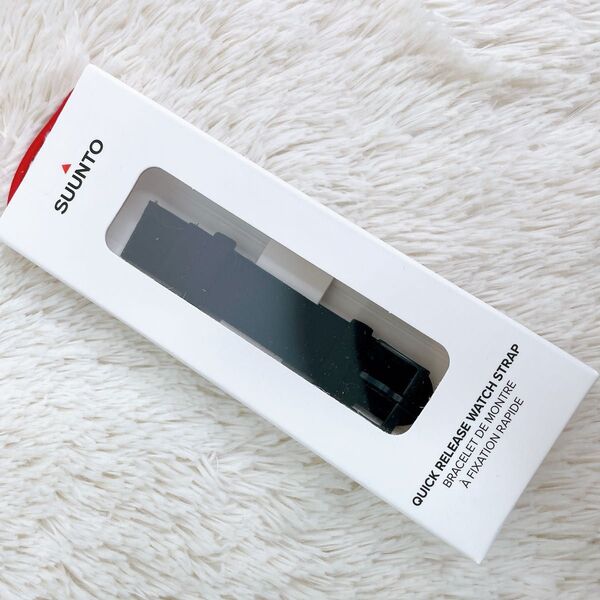 スント SUUNTO 交換用バンド ストラップ 20mm BLACK サイズ S