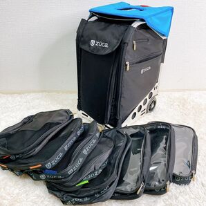 ZUCA PRO ズーカ シルバー 座れるキャリーバッグ 32L 機内持込可