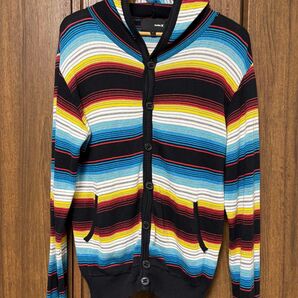 Hurley ボーダー柄 パーカー マルチカラー メンズ