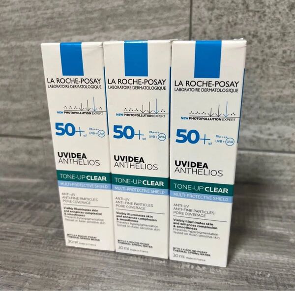 ラ ロッシュ ポゼ UVイデア XL プロテクション トーンアップ クリア 30ml×3個セット
