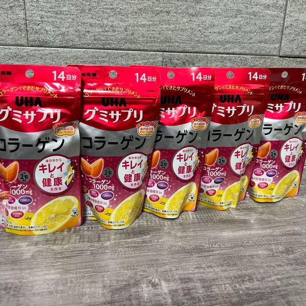 UHA味覚糖 グミサプリ コラーゲン 14日分 28粒入×5個セット