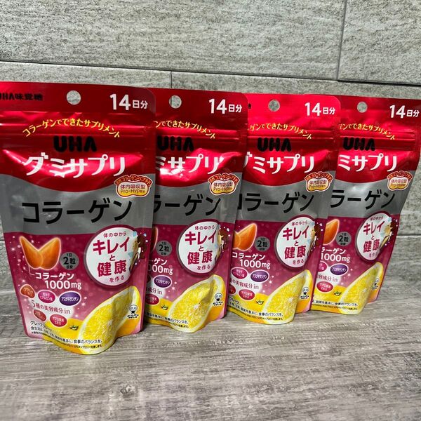UHA味覚糖 グミサプリ コラーゲン 14日分 28粒入×4個セット