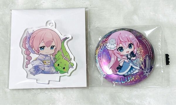 初音ミク New Year SHOP アクリルスタンドキーホルダー 雪ミク ガシャポン 缶バッジ 巡音ルカ