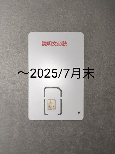 SIMカード SMS受信&データ通信用200kbs ドコモ