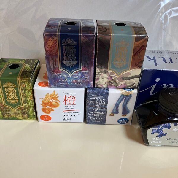 クーポン可 万年筆 インク 7 pelikan Jeans ink pilot TACCIA FERRIS WHEEL PRESS