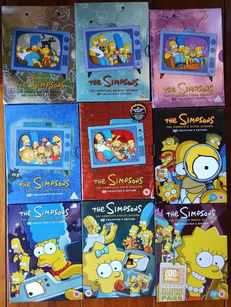 the Simpsons シンブソンズ DVDセット 1-9【英語版】