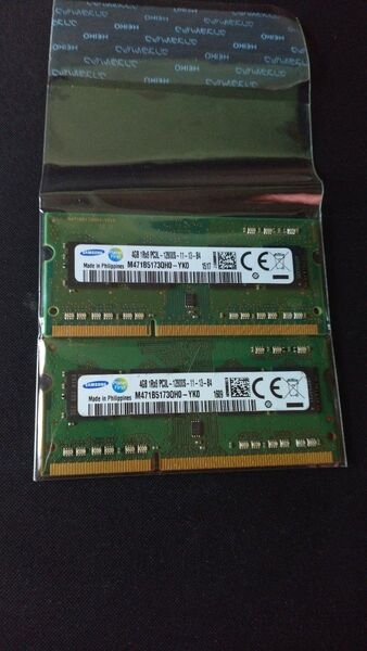 Samsung PC3L-12800S 4GB×2枚 計8GB