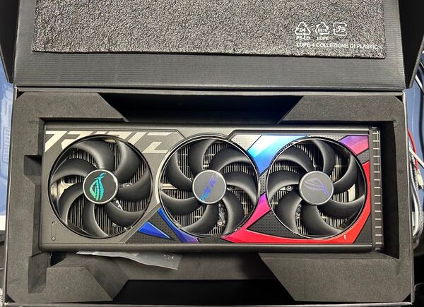 ASUS ROG STRIX RTX 4090 純正クーラー(ヒートシンク+ファンセット)