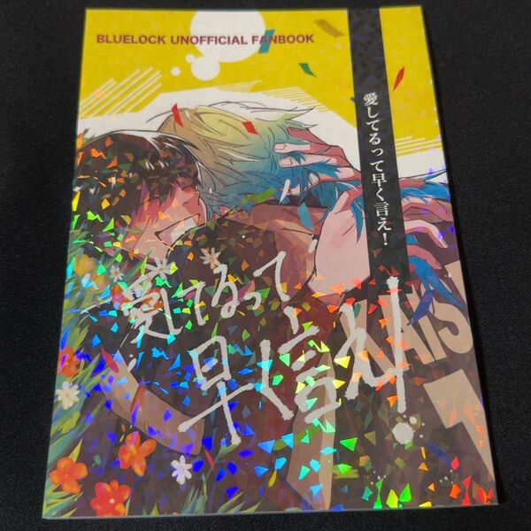 カイ潔 同人誌 「愛してるって早く言え!」 S.A.M.E Groove うめこんぶ /ブルーロック