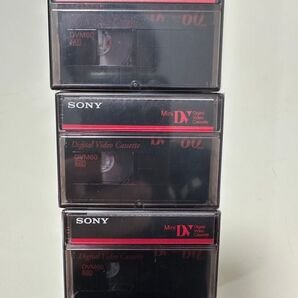 SONY MiniDVカセットテープ DVM60 3本セット