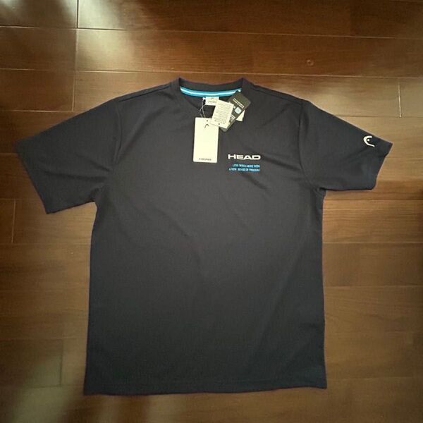 HEAD Tシャツ ネイビー 未使用 メッシュ L