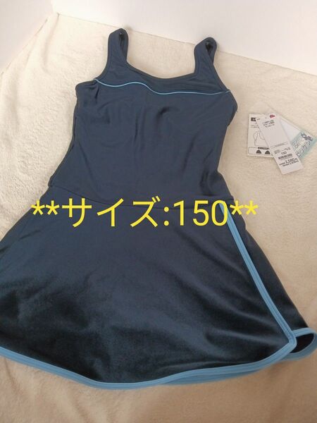 ワンピース 水着 女の子用 スイミング ワンピース水着 水着女の子 水着150 新品 トップバリュ プール