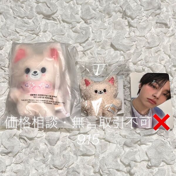 価格相談× SKZOO PLUSH 10CM Micro Foxl.Ny フォクシニー セット トレカ付き アイエン フォトカード