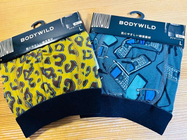 ボディワイルド BODYWILD ボクサーパンツ ボクサーブリーフ L 2枚