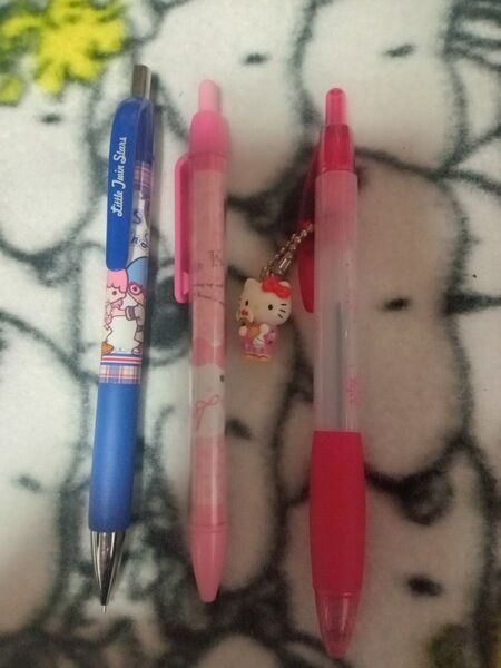 キキララ&キティ ボールペンとシャーペン3本セット