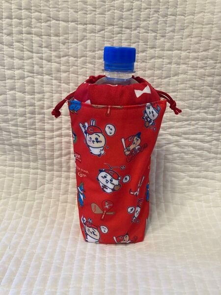 No.976 ちいかわ 広島カープ ペットボトルカバー ハンドメイド