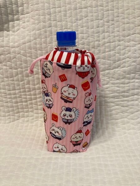 No.992 ちいかわ マクドナルド マック ペットボトルカバー ハンドメイド