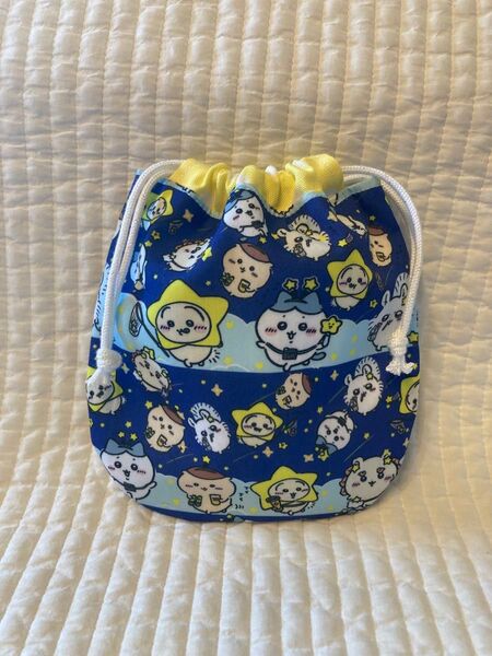 No.1005 ちいかわ スター スカイツリー ミニ巾着袋 ハンドメイド