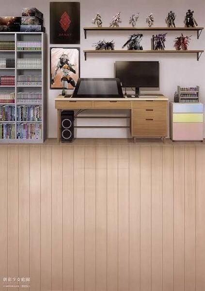 創彩少女庭園 小石川エマ ドリーミングスタイル ワンダーランドプリンセス 特典 エマのお部屋 背景シート