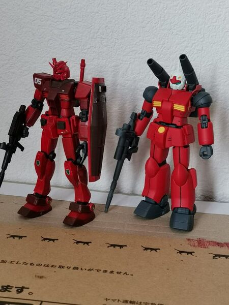 HG 機動戦士ガンダム ガンキャノン プラモデル 2つ 完成品