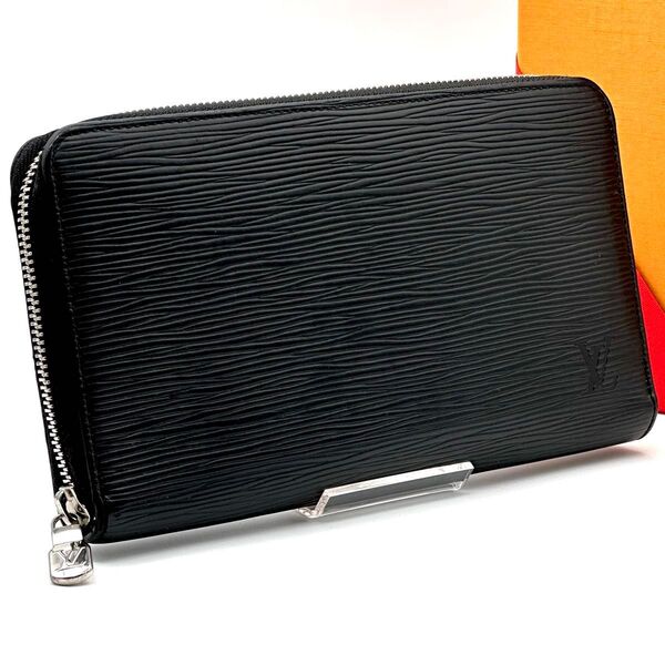 【新型/極美品】ルイヴィトン エピ ジッピーオーガナイザーNM 長財布 ブラック LOUIS VUITTON ラウンドファスナー