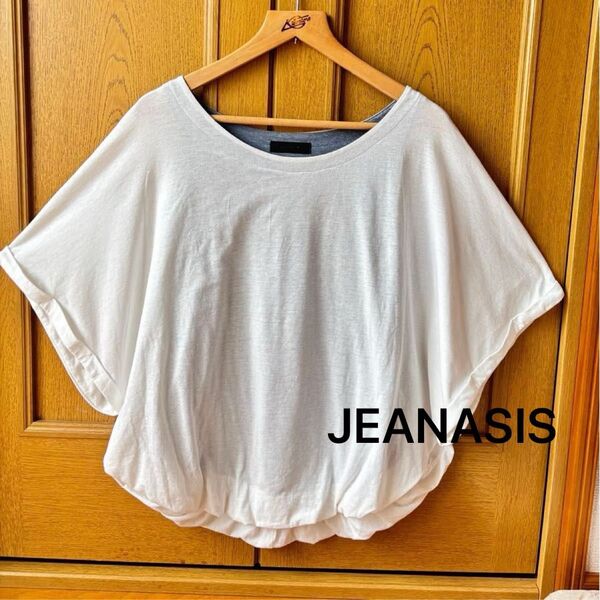 JEANASIS バルーンシルエット 2枚重ね Tシャツ カットソー