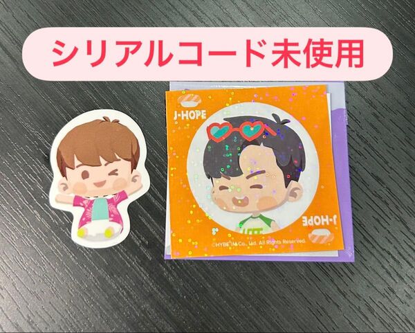 スシロー×BTS Island ピック・ステッカー JIN J-HOPE
