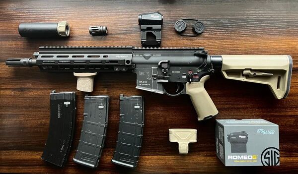 ジャンク扱い VFC HK416A5 gbb ブラック