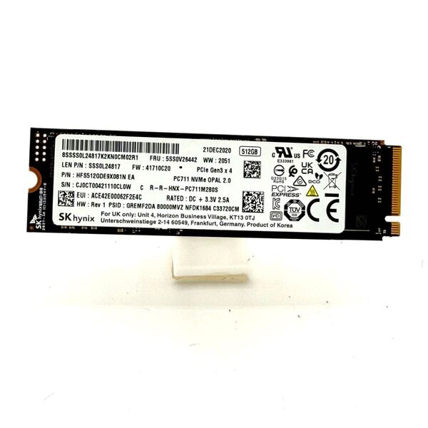 SK hynix NVMe 512GB 2280 PC711 NVME M.2 PCIe SSD
