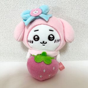 ちいかわ サンリオ マイメロ デスクトップから見守るひっかけぬいぐるみ