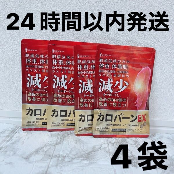 カロバーンEX 30日分 肥満気味 血中中性脂肪 内臓脂肪 エラグ酸